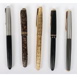 5x vintage fountain pens