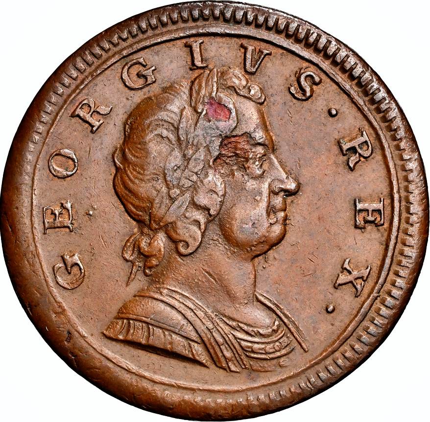 NGC AU Details – George I (1714-1727) Halfpenny, 1723