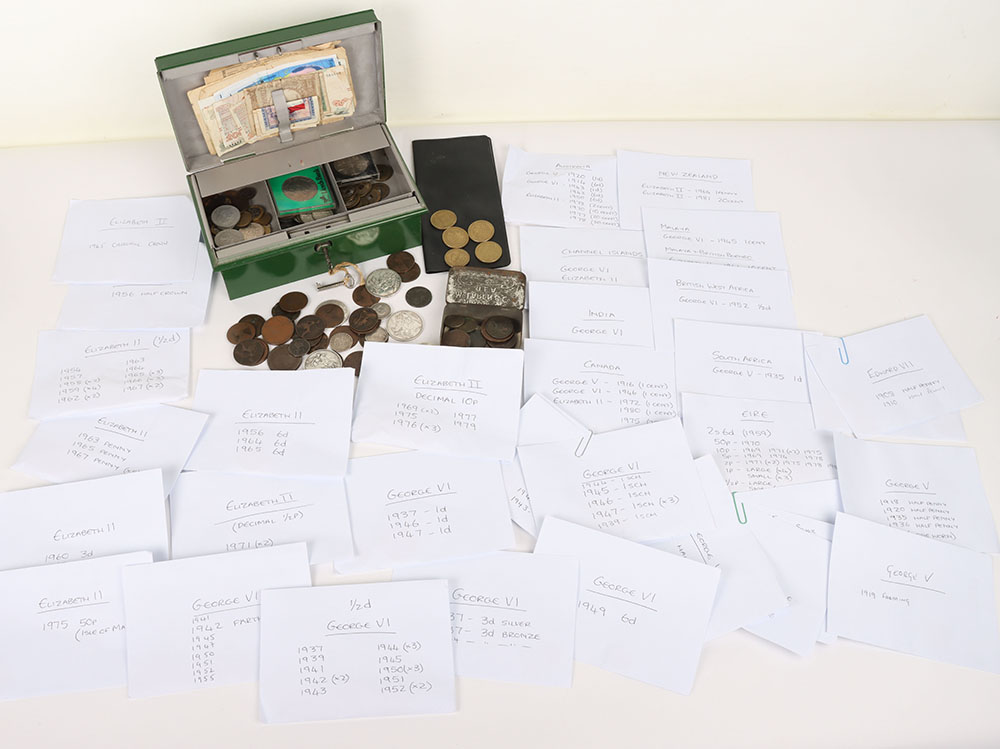 A good selection of George I and later copper coinage including Halfpennies