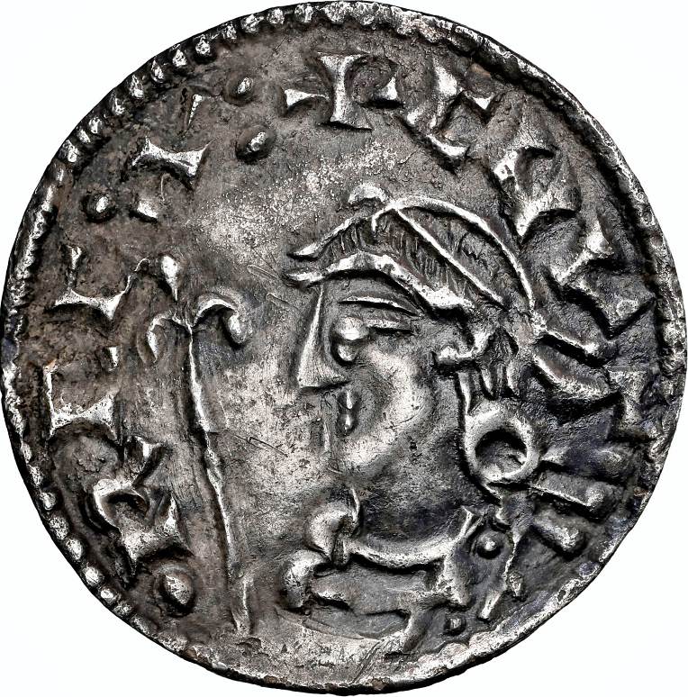 NGC AU 53 – Cnut (1016-1035), Penny, Short Cross Type