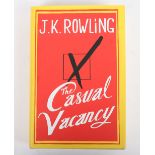 J.K. Rowling The Casual Vacancy First Edition signed by the author