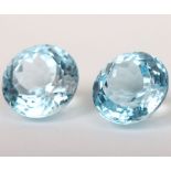 Two Natural Blue Topaz, each 9.55ct