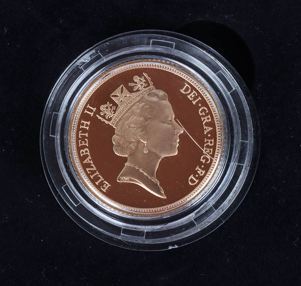 Elizabeth II, Sovereign, 1991, Proof - Image 3 of 3