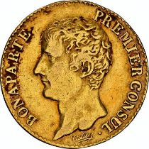 NGC AU Details – France – Napoleon I, As Emperor, 20 Francs, Year 12A (1803-4),