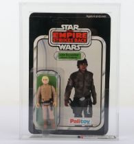 Vintage Star Wars AFA Graded 80 Luke Skywalker Bespin Fatigues 1980 Palitoy 30 back card figure