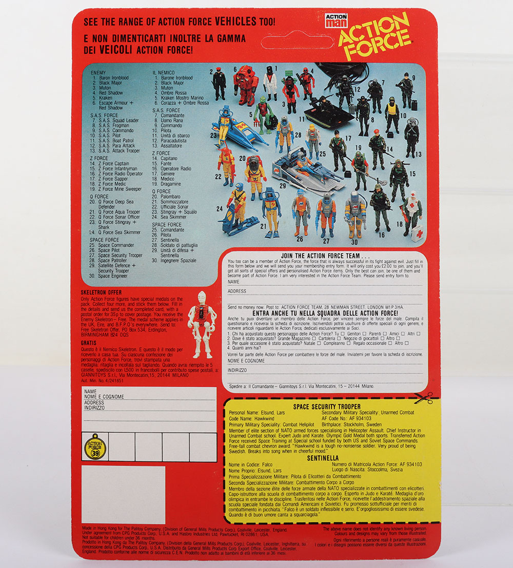 Palitoy Action Force 5 various Action Force figures - Image 7 of 11