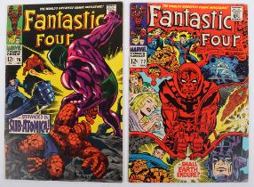 Fantastic Four, No 76 & 77 Marvel Silver Age Comics