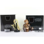 Two Star Wars Gentle Giant Mini Busts
