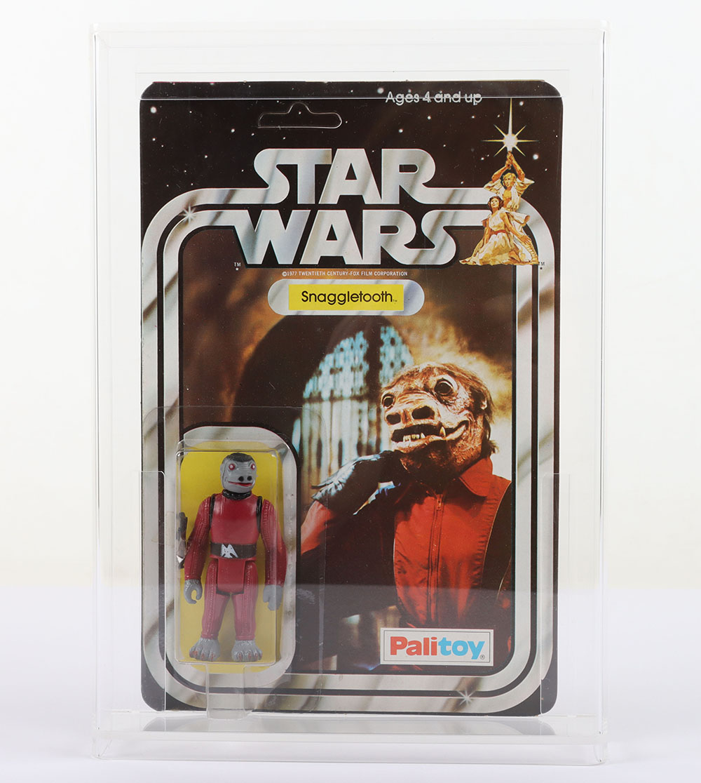 Vintage Star Wars Snaggletooth red jumpsuit on Palitoy 20 back card - Image 12 of 12