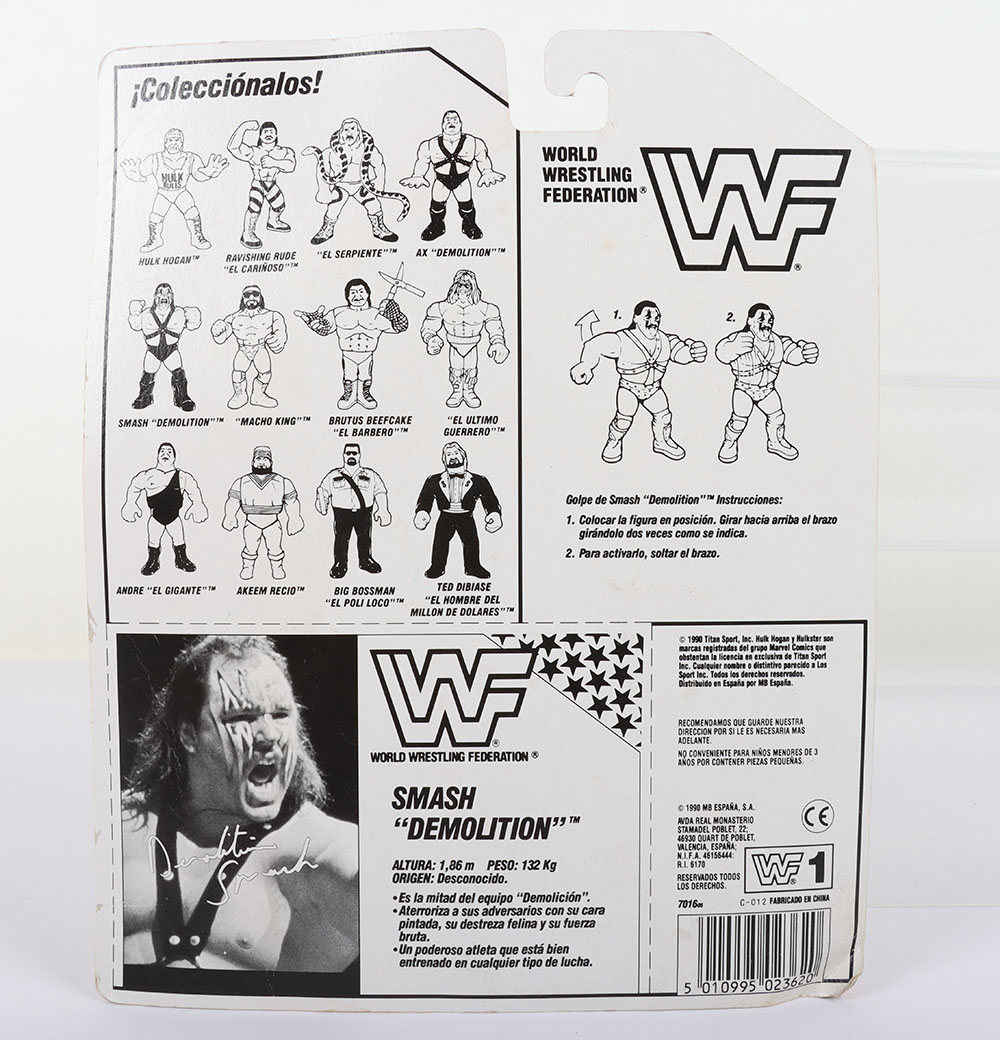 Smash from Demolition series 1 WWF Wrestling figure by Hasbro - Image 2 of 8