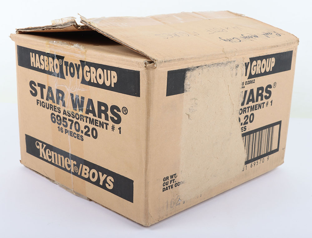 Star Wars Power of the Force 14 Action Figures Mint with Gold Stickers with Original Shipping Case K - Image 5 of 5