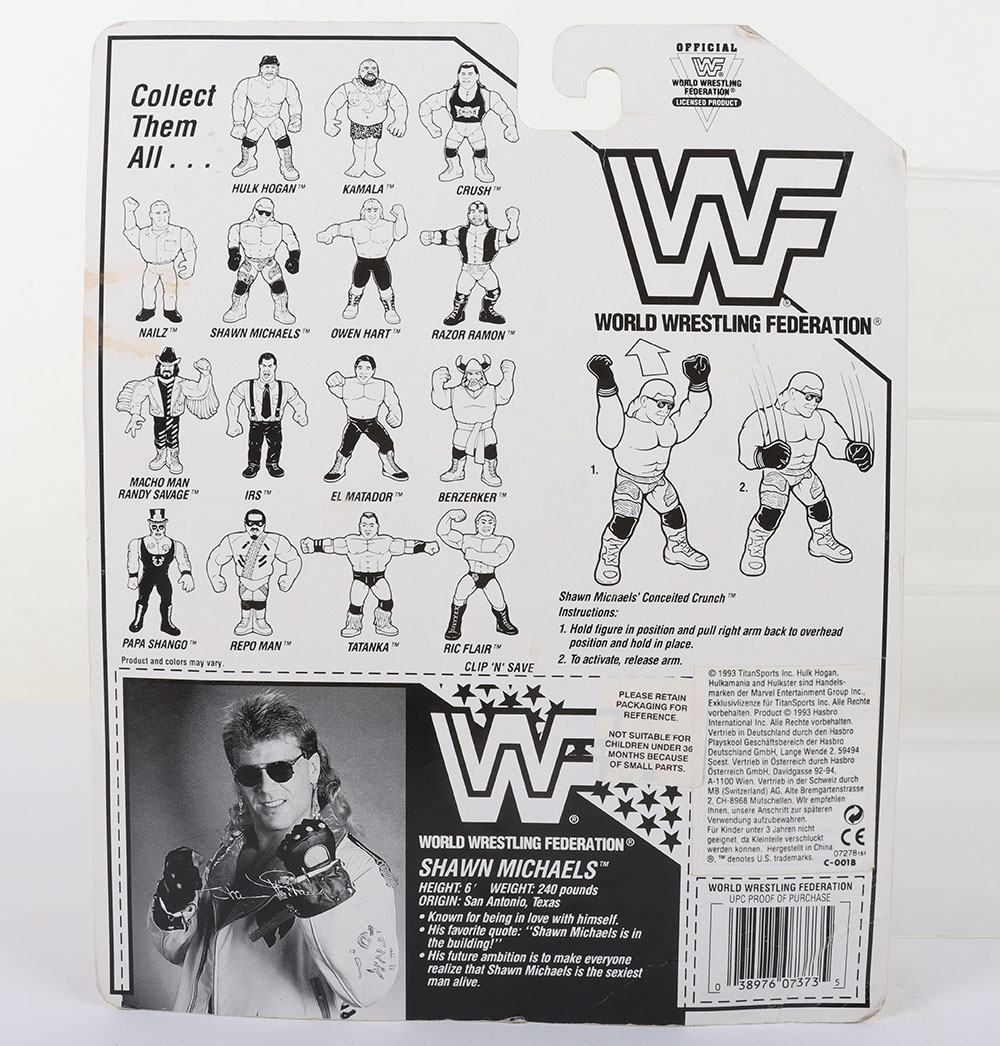 Shawn Michaels series 7 WWF Wrestling figure by Hasbro - Image 2 of 8
