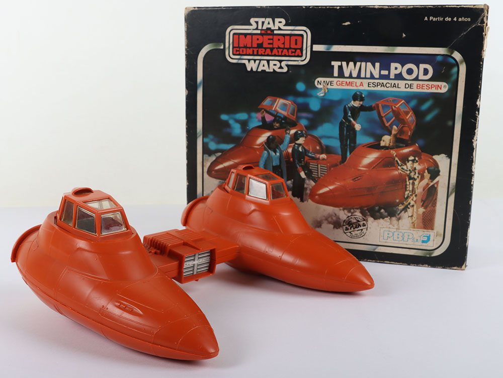 Vintage Star Wars Cloud Car Rare PBP poch (Spanish) production 1980