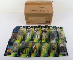 Star Wars Power of the Force 12 carded Action Figures Mint with Original Shipping Case Kenner