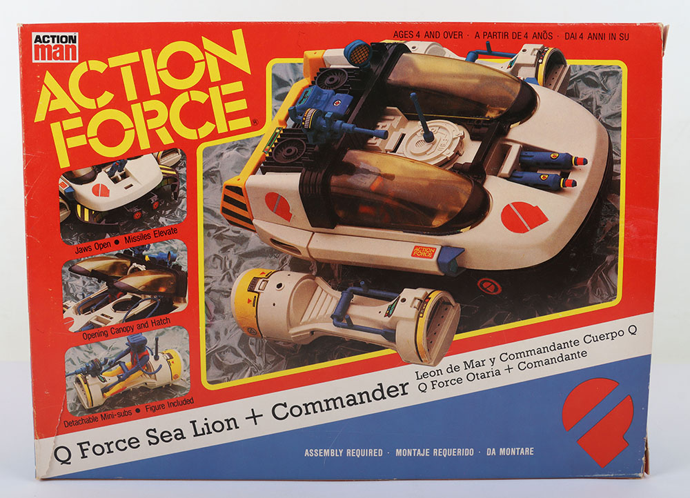 Palitoy Action Force Q Force Sea Lion and Commander - Image 5 of 10