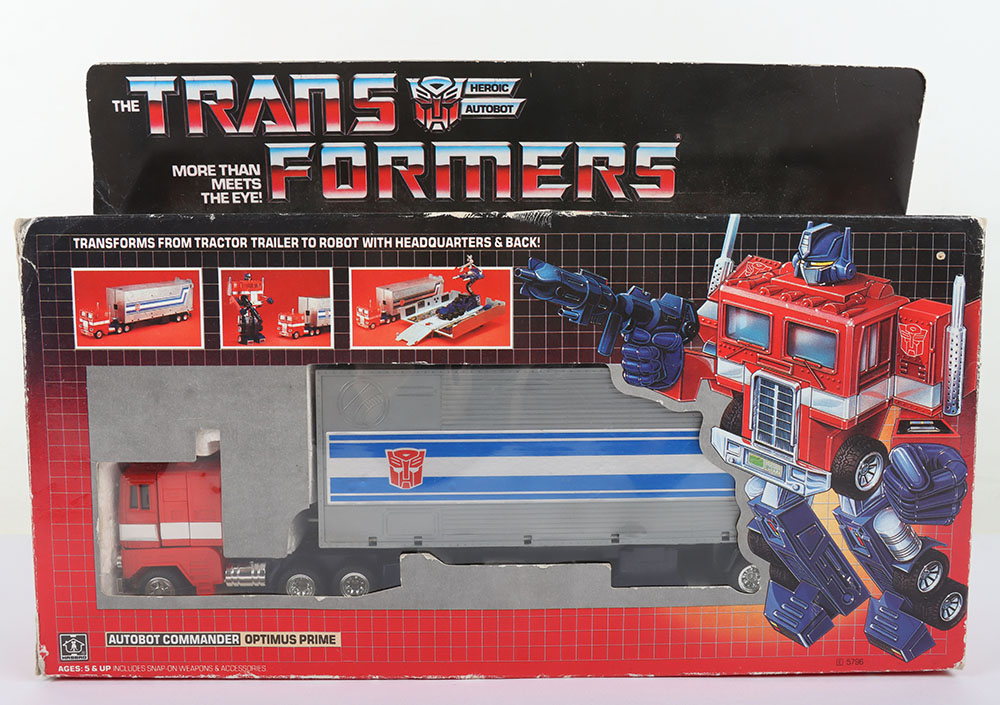 Boxed Hasbro G1 Transformers Autobot Commander Optimus Prime