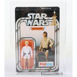 Vintage Star Wars UKG Graded 85 Luke Skywalker (Farmboy) on 1978 Palitoy 12 back B card