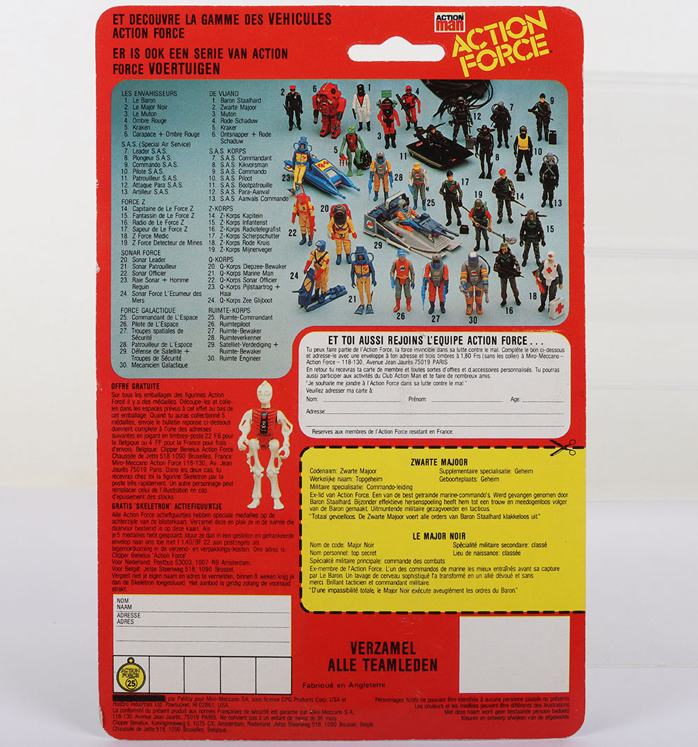 Palitoy Action Force 5 various Action Force figures - Image 5 of 11