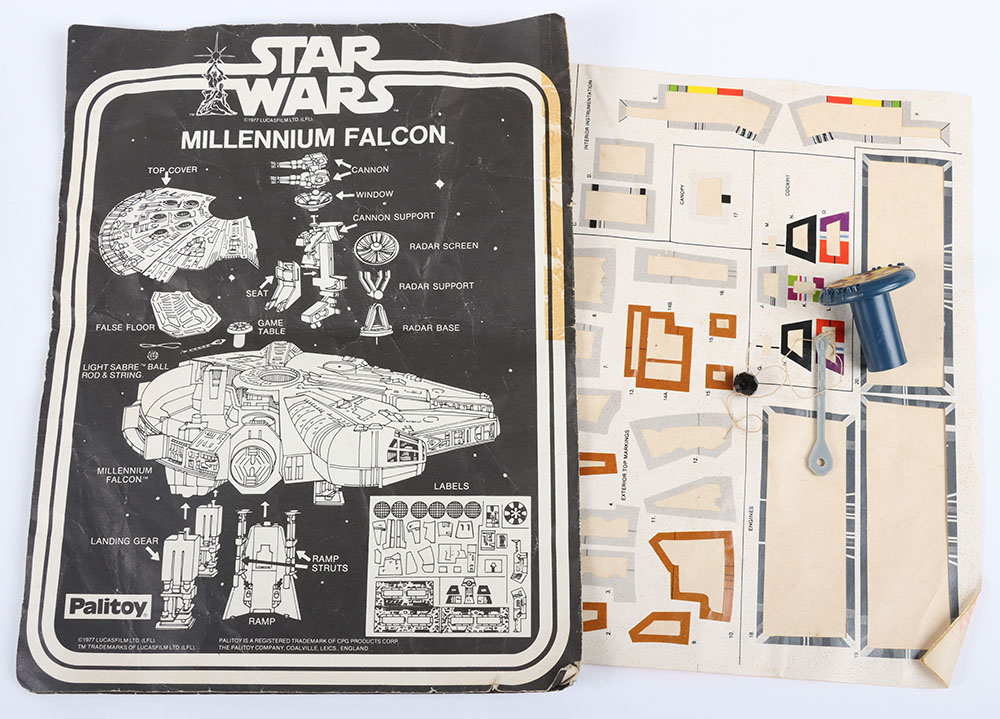 Vintage Star Wars Palitoy Millennium Falcon Empire Strikes Back Boxed Complete 1980 - Bild 3 aus 14