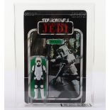 Vintage Star Wars UKG Graded 85 Biker Scout Return of the Jed