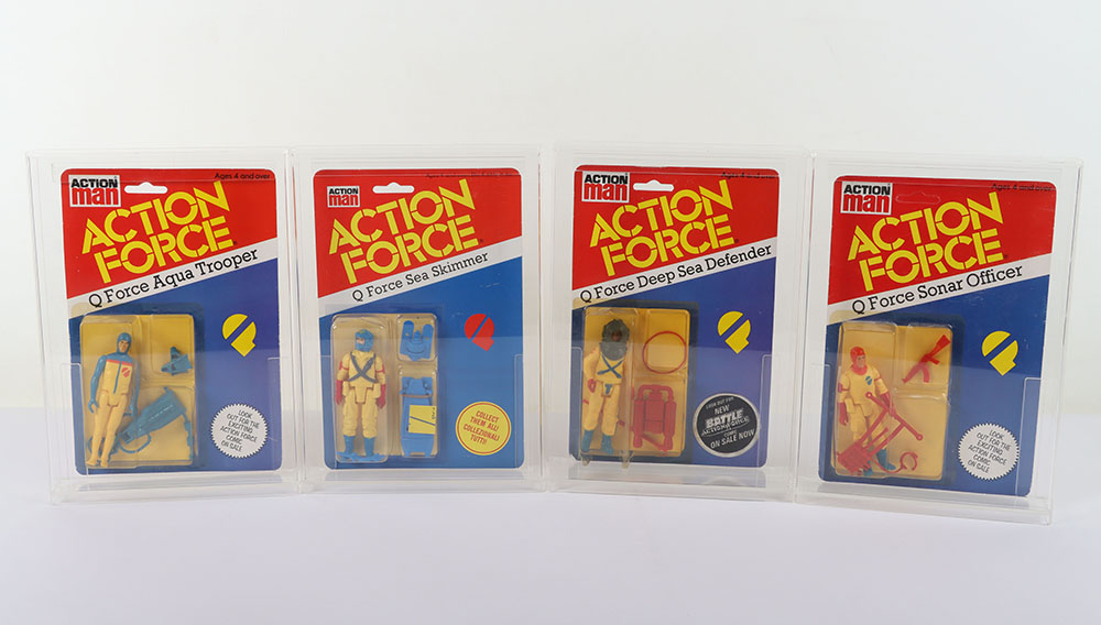 Palitoy Action Force  Q Force 4 action figures