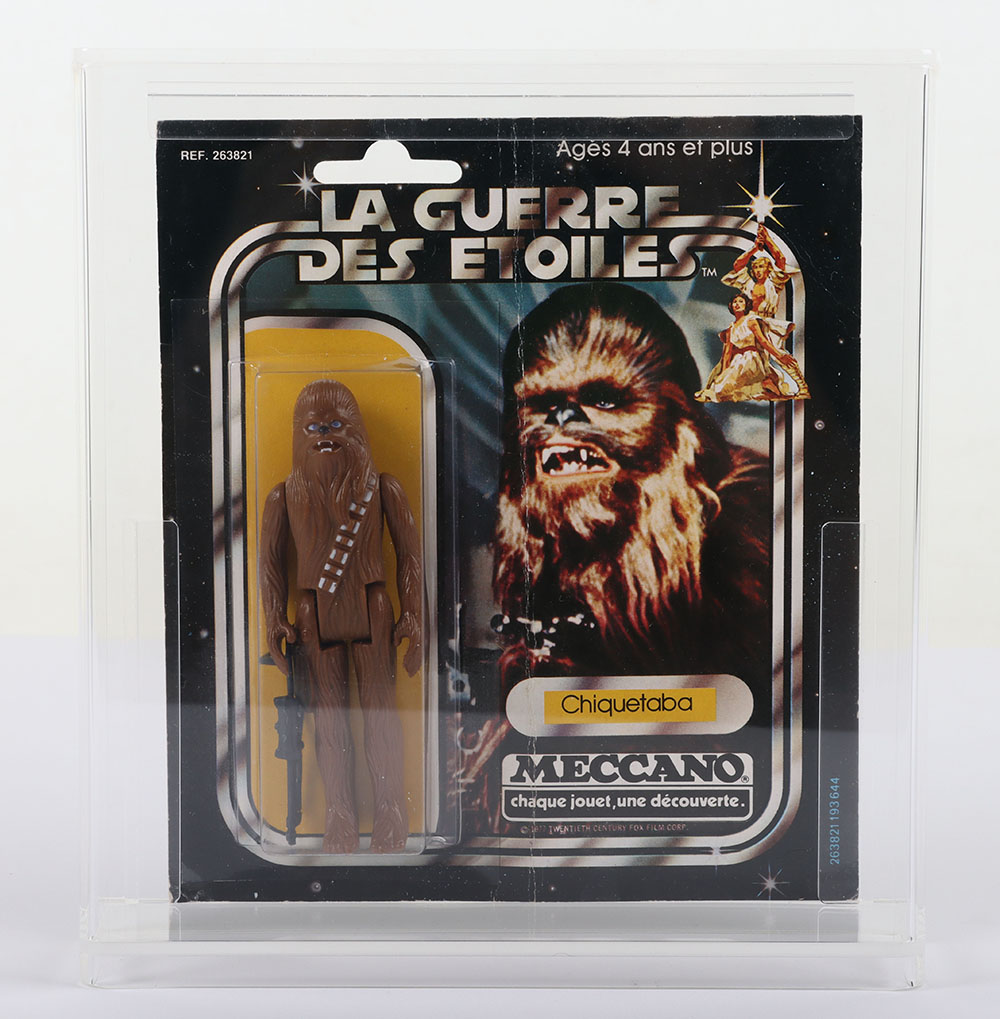 Vintage Star Wars Chewbacca (Chiquetaba) upon very rare Meccano French card - Image 11 of 11