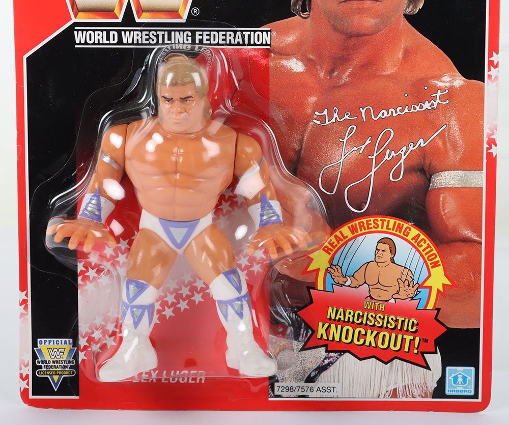 Lex Luger series 8 WWF Wrestling figure by Hasbro. - Image 3 of 8