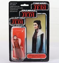 Vintage Star Wars Return of The Jedi Princess Leia Organa (Bespin Gown) on tri-logo card
