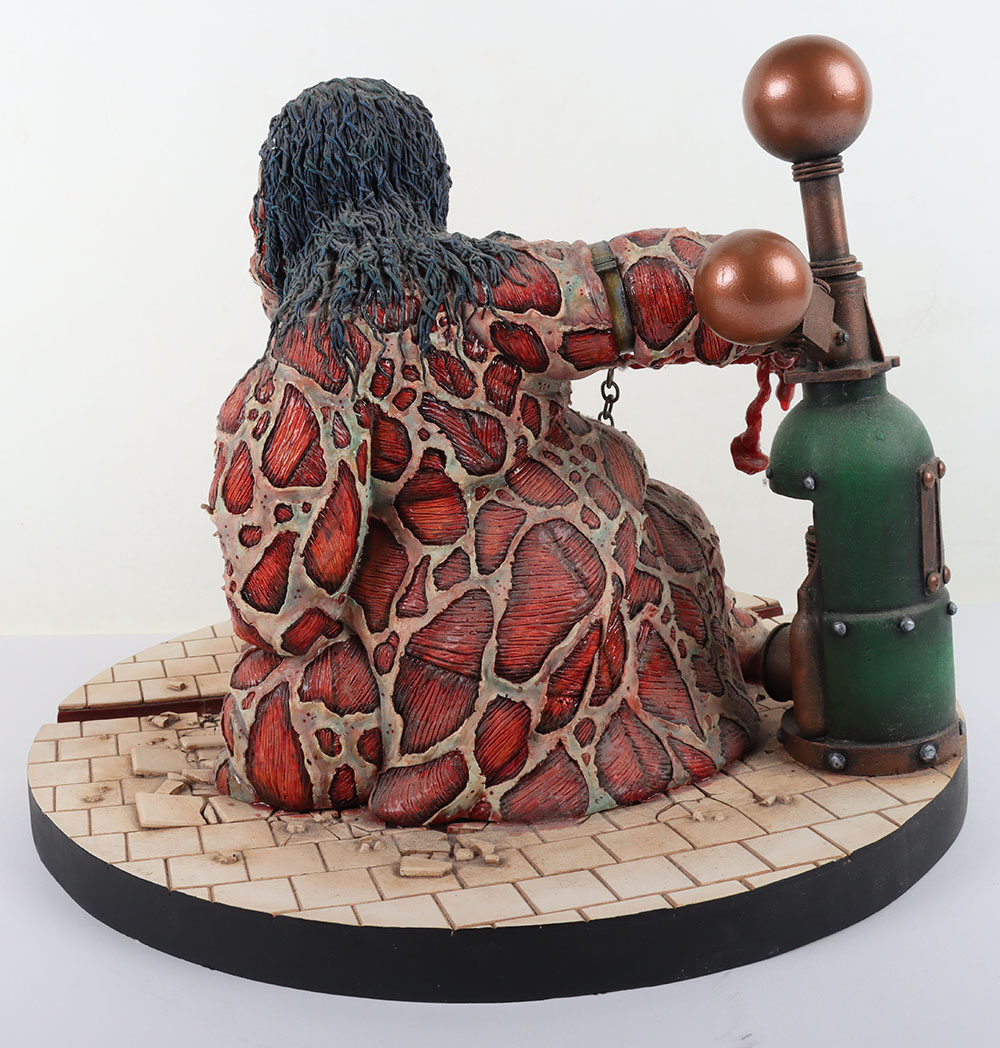 Fantasy Horror Figure, created by Martin Astles, on wooden base, approx size of figure H. 30cms x W - Image 5 of 5