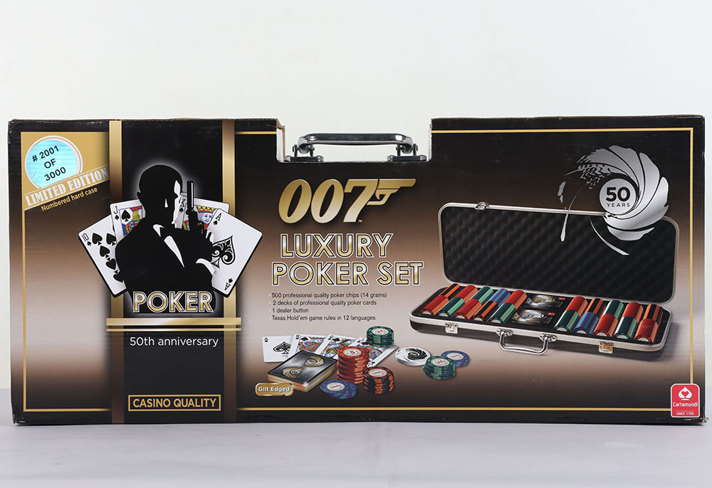 James Bond 007 Luxury Poker Set