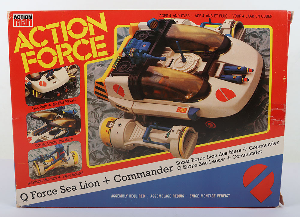 Palitoy Action Force Q Force Sea Lion and Commander - Image 6 of 10