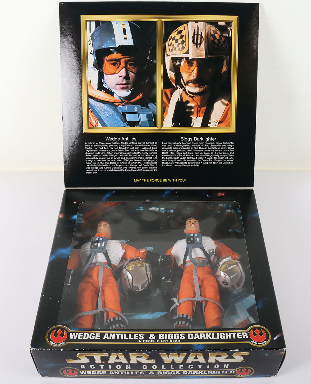 Star Wars Action Collection Kenner 1996-98 Wedge Antilles and Biggs Darklighter in Rebel Pilot Gear - Image 4 of 8