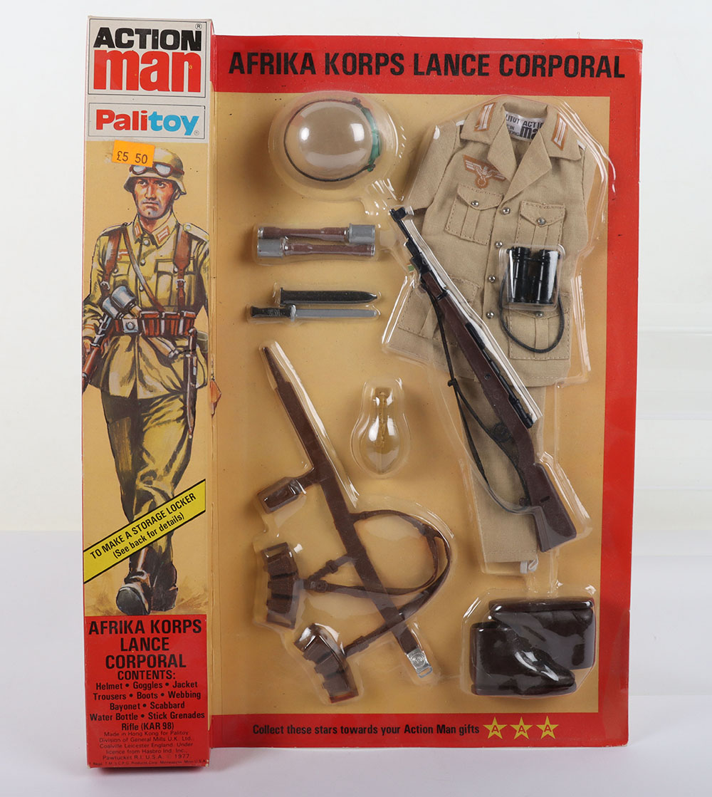 Vintage Action Man Afrika Korps Lance Corporal by Palitoy 1977