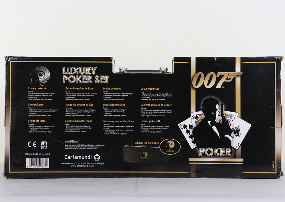 James Bond 007 Luxury Poker Set - Image 3 of 4