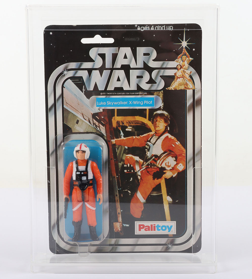 Vintage Star Wars Luke Skywalker X-Wing Pilot on 20 back Palitoy card - Image 12 of 12