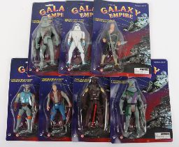 Star Wars Full Set of 7 Galaxy Empire Bootleg Action Figures