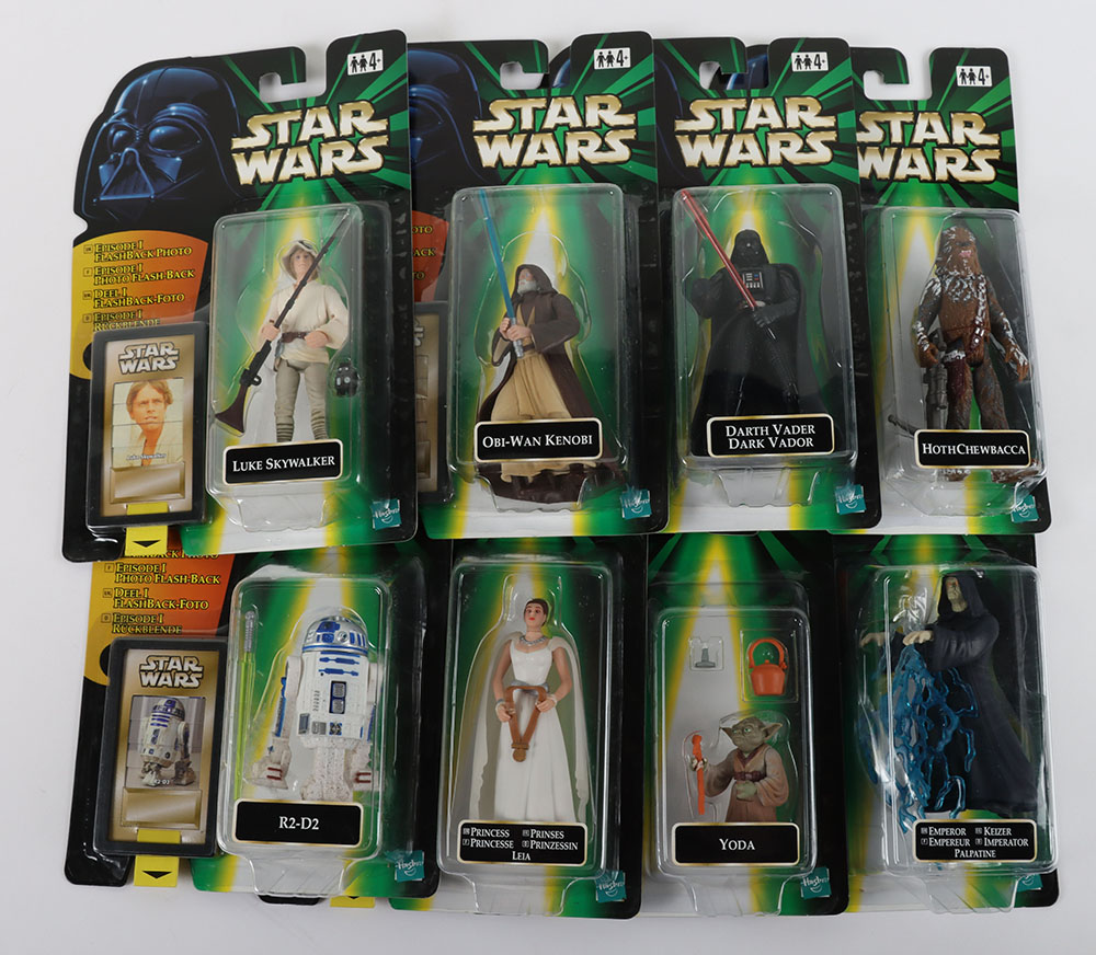 Star Wars Power of the Force 8 carded Photo Flashback Mint Action Figures Kenner - Image 3 of 5