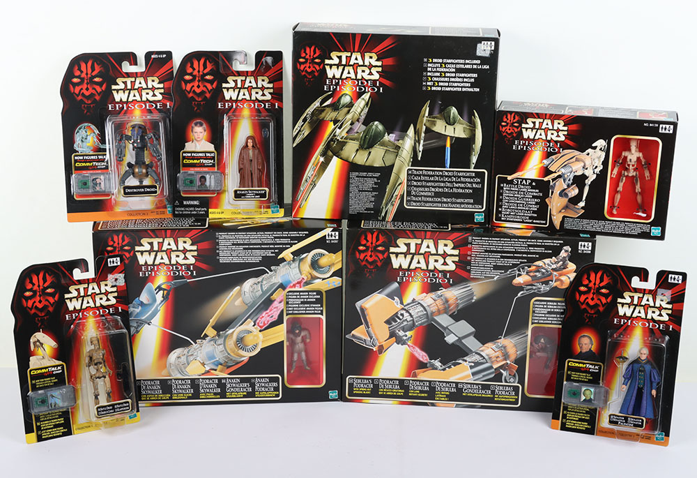 A Quantity of Hasbro Star Wars Episode One Figures