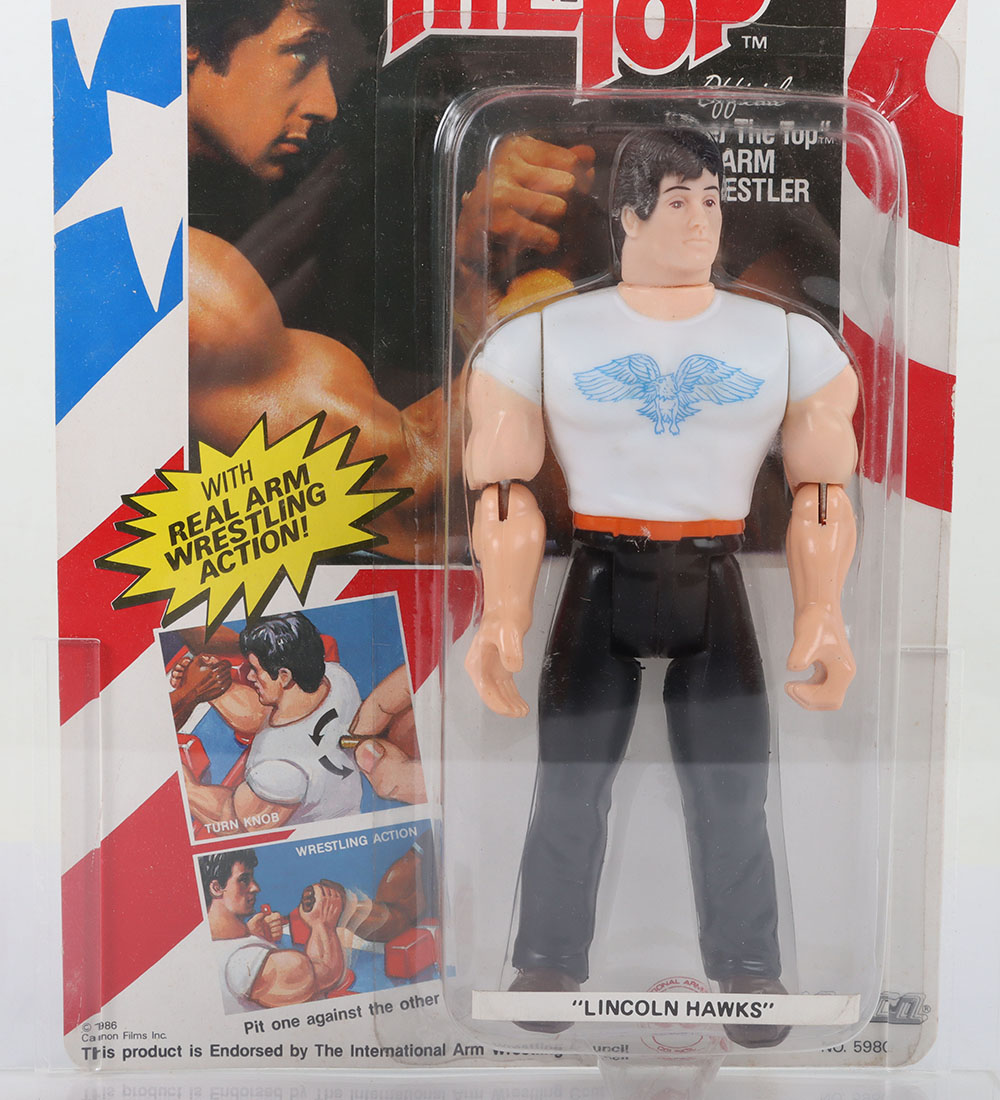 UKG Graded 80 Lincoln Hawk Silvester Stalllone Over The top action figure - Image 3 of 4