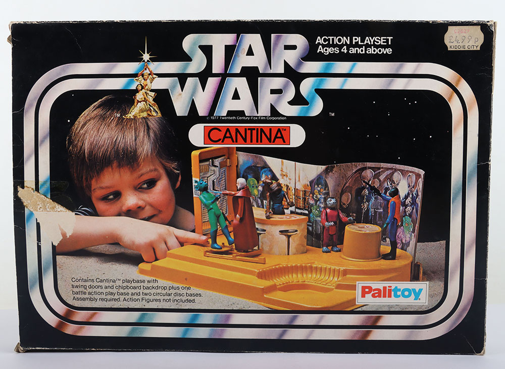 Vintage Boxed Palitoy Star Wars Cantina Action Playset - Image 3 of 11