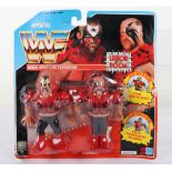 Legion Of Doom Hawk & Animal Tag Team set, WWF Wrestling Figures by Hasbro on Spanish card