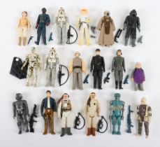 Eighteen Loose ESB Second/Third Wave Vintage Star Wars Figures