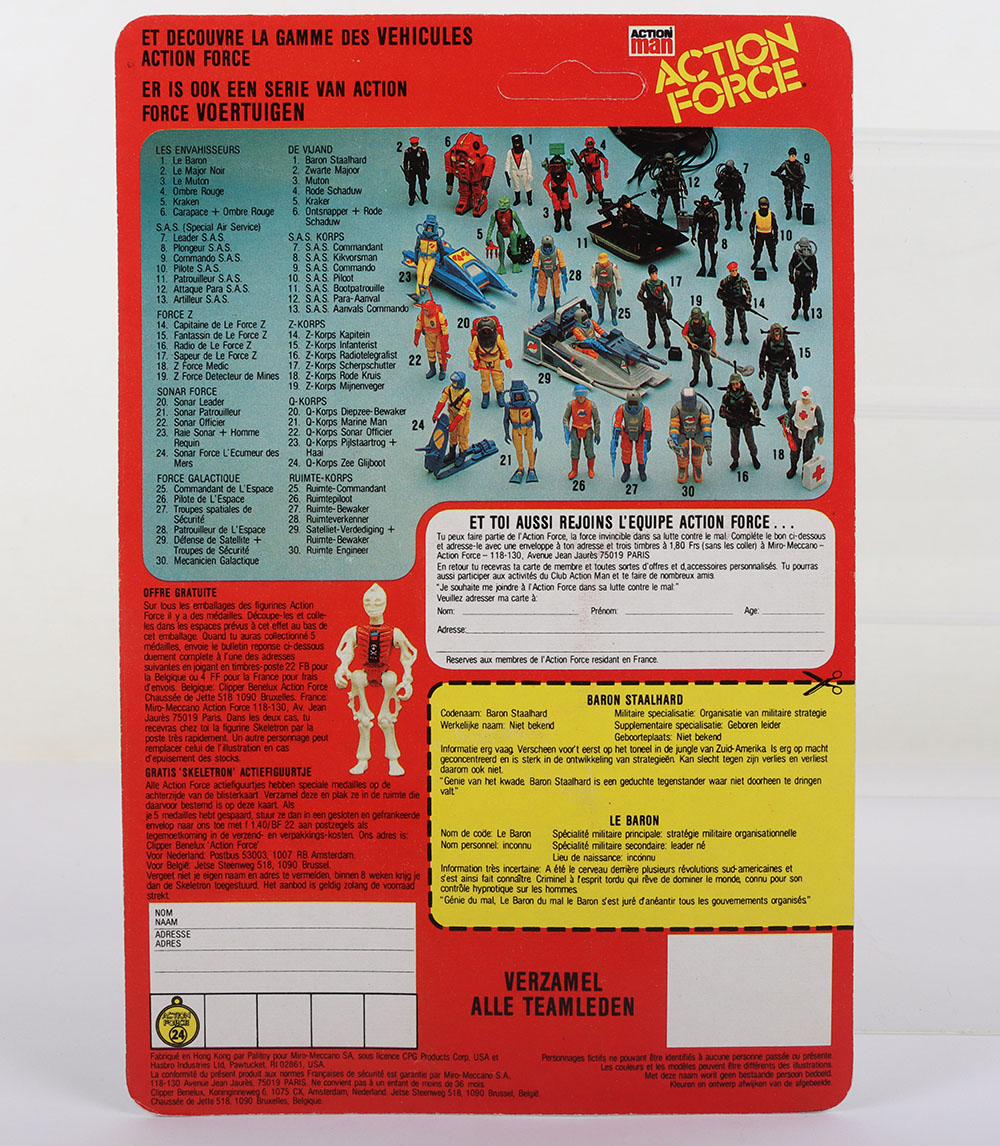 Palitoy Action Force 5 various Action Force figures - Image 11 of 11