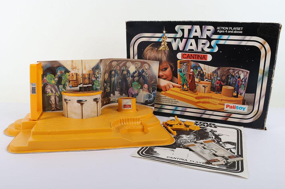 Vintage Boxed Palitoy Star Wars Cantina Action Playset