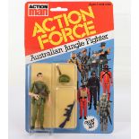 Rare Palitoy Action Force Australian Jungle Fighter action figure, series 1,