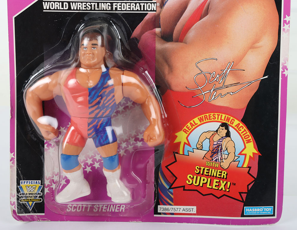 Scott Steiner series 9 WWF Wrestling figure by Hasbro. - Image 3 of 8