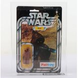 Rare Vintage Star Wars UKG 80 Graded Jawa (Vinyl Cape) on 1978 Star Wars Palitoy 12 back B card