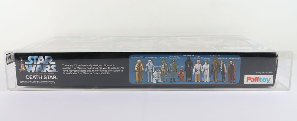 Rare Vintage Star Wars UKG Graded 85 Death Star Palitoy - Image 6 of 9
