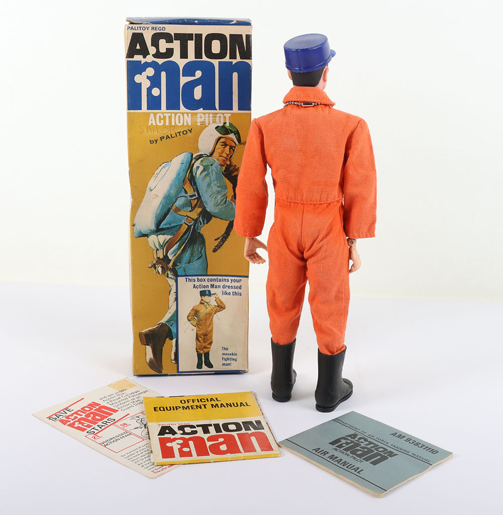 Vintage Action Man Action Pilot by Palitoy 1964, with original box - Image 3 of 8