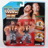 The Bushwackers Butch & Luke Tag Team set, WWF Wrestling Figures by Hasbro.
